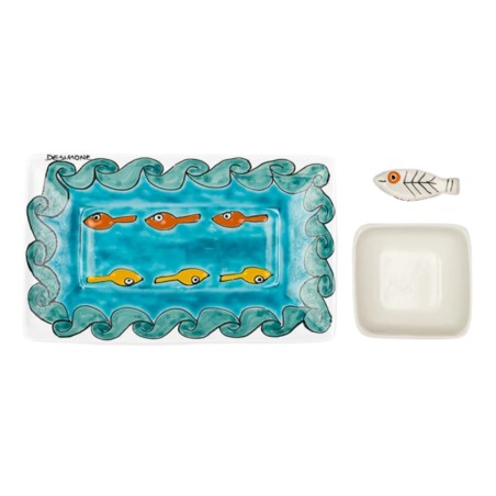 Set sushi ceramica artigianale siciliane Gadir De Simone Set sushi ceramica artigianale siciliane Gadir De Simone